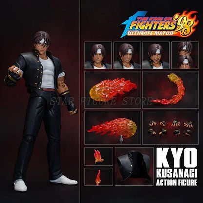 19cm The King of Fighters Kyo Kusanagi Action Figure Storm Toys KOF '98UM Iori Yagami Figurine PVC Model Movable Figures Gifts