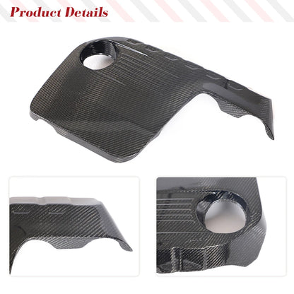 Carbon Fiber Front Engine Cover Trim for BMW F80 M3 F82 F83 M4 F87 M2 2014-2019 Car Hood Engine Cover Trim Hood Bonnet Protector