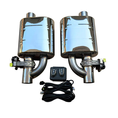 Remote Control Device for Tail Section Variable Sound Exhaust Cut-Off Valve of Automobile Universal Exhaust Valve 51 63 76mm