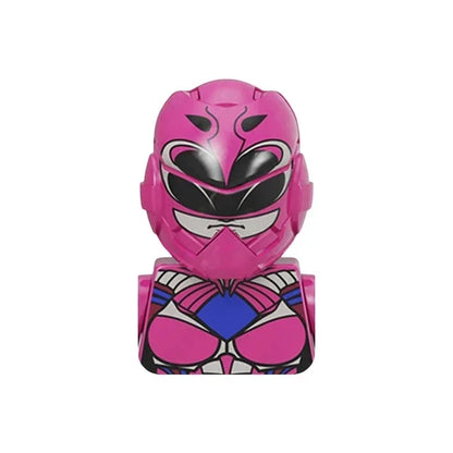 Powered Movie Rangers Mini Building Blocks Red Yellow Green Soliders Warrior Mighty Morphin Action Figures Toys Kids Gifts