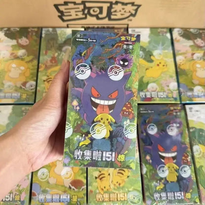 In Stock Simplified Chinese TCG SV 151 Series Cards Ponyta Gengar Rare Holo Collectible Trading Card Game Gift Toy Fans