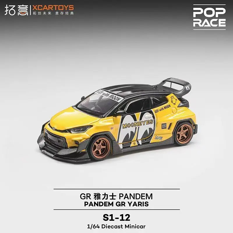POP RACE 1:64 Toyota GR Yaris S1-12 Alloy Car Model