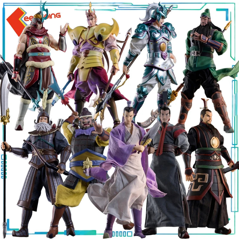 KEEPGOING Genuine Romance of The Three Kingdoms 1/12 Mobile Dress Doll Guan Yunchang - Guan Yu Mobile Model Finished Product