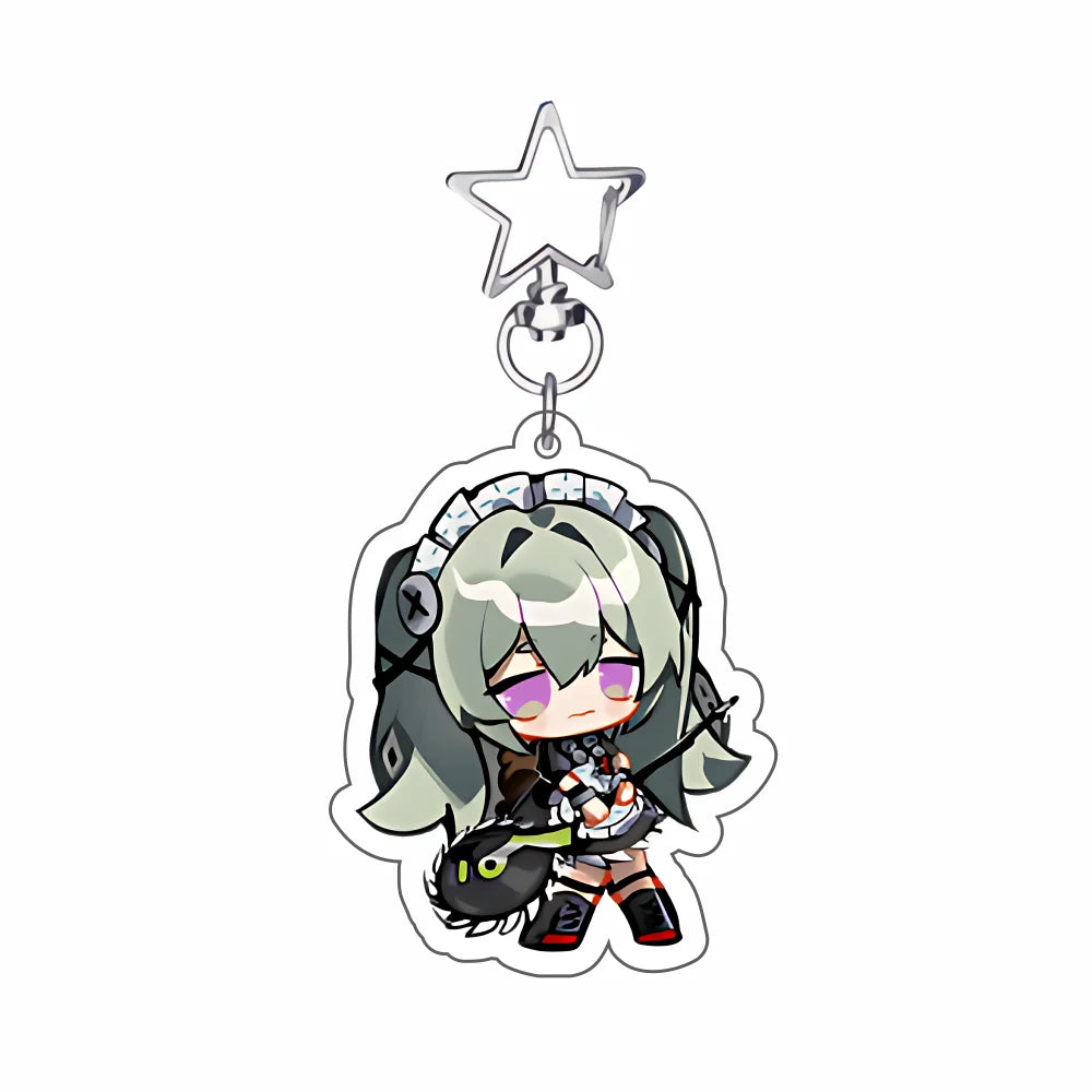 New Hot Game Zenless Zone Zero Keychains Pendant Car Ellen Joe Seth Lowell Jane Doe Von Lycaon Nicole Fans cosplay Gifts