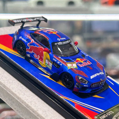 【In Stock】RM 1/64 AMG GT3 Diecast Racing Car Model, Adult Collectible Ornament & Holiday Gift