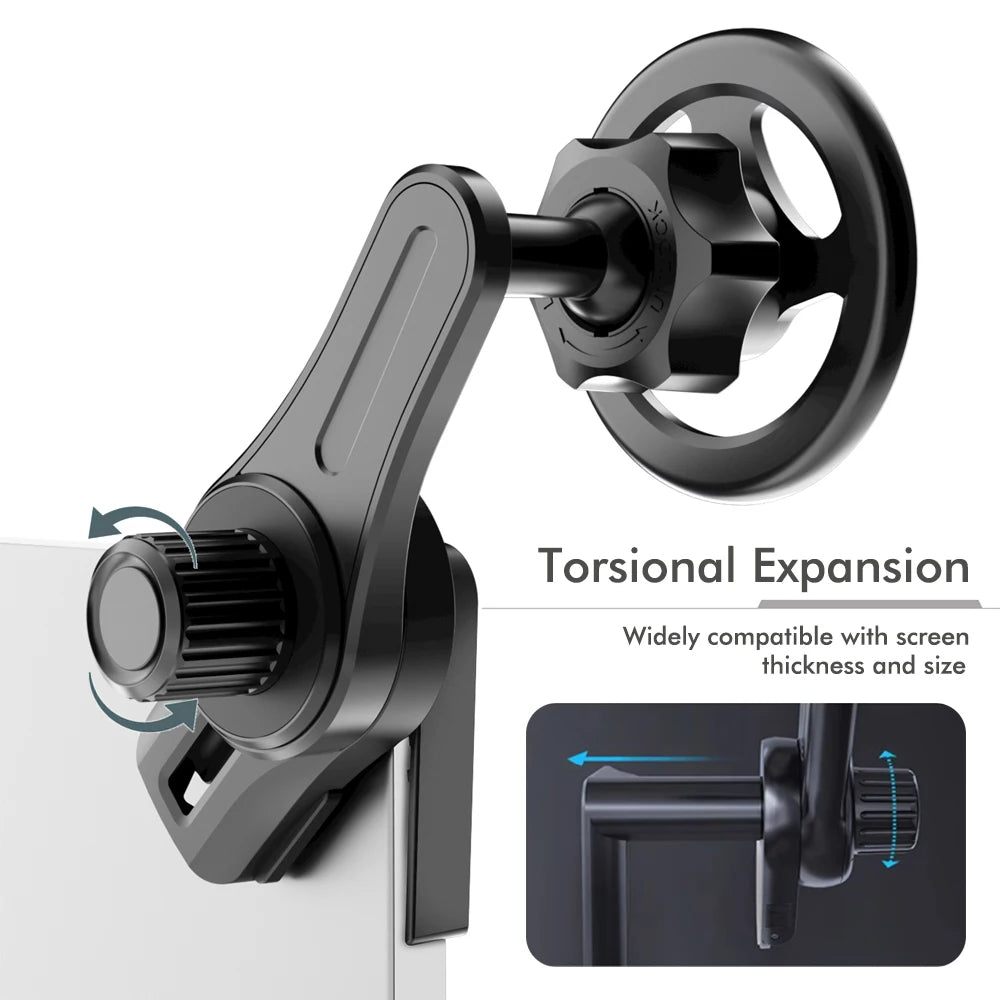 Magnetic Car Screen Mobile Phone Holder; Computer Screen Mobile Phone Holder; 360-Degree Rotating Car Navigation Holder