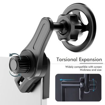 Magnetic Car Screen Mobile Phone Holder; Computer Screen Mobile Phone Holder; 360-Degree Rotating Car Navigation Holder