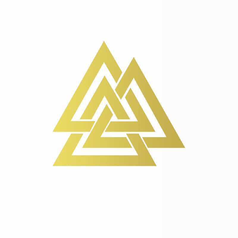 Valknut Vinyl CAR DECAL Pagan Odin Asatru Norse Viking Sticker Car Window Decor Laptop Decals for Apple MacBook Decoration