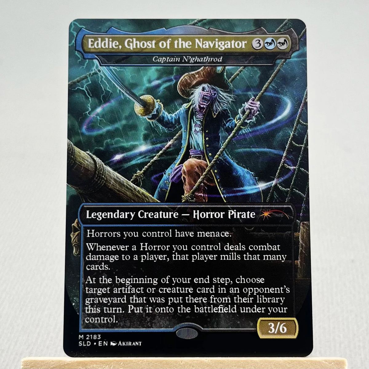 SLD HOLO19//001 Demonic Tutor Proxy Cards  Iron Maiden Sol Ring Arcane Signet Home Play Fierce Guardianship Nekusar The Mindra