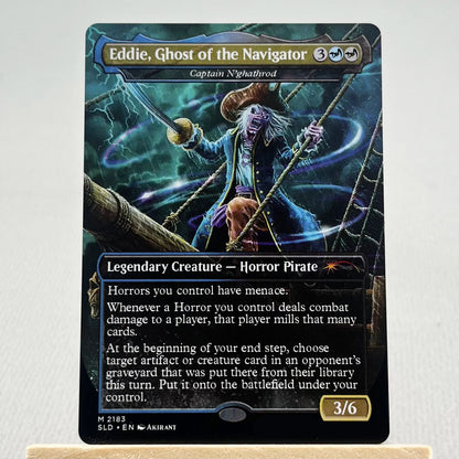 SLD HOLO19//001 Demonic Tutor Proxy Cards  Iron Maiden Sol Ring Arcane Signet Home Play Fierce Guardianship Nekusar The Mindra
