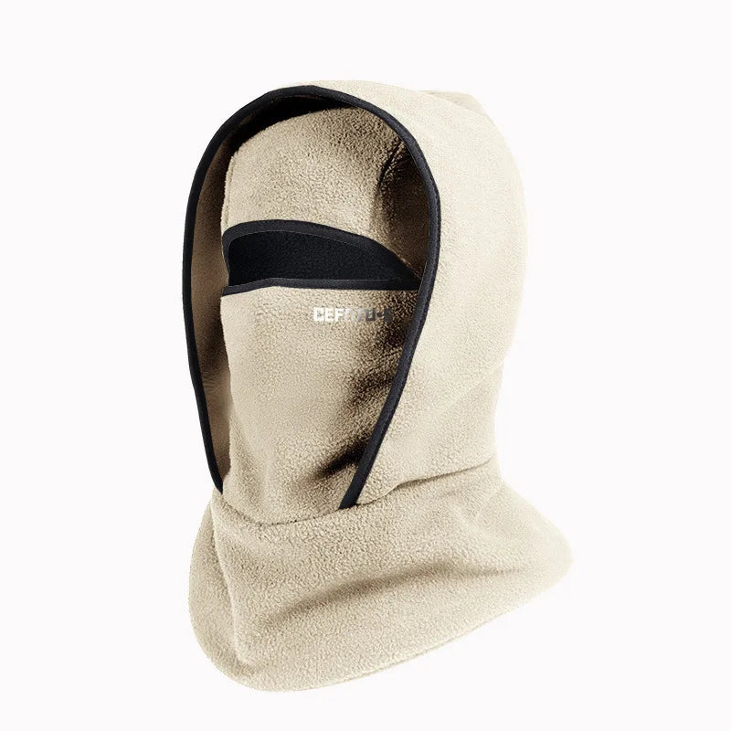 Windproof Cold-Proof Outdoor Mask, Winter 2-in-1 Hat & Neck Warmer,Ski Cycling Sports Balaclava,Soft Warm Breathable,for