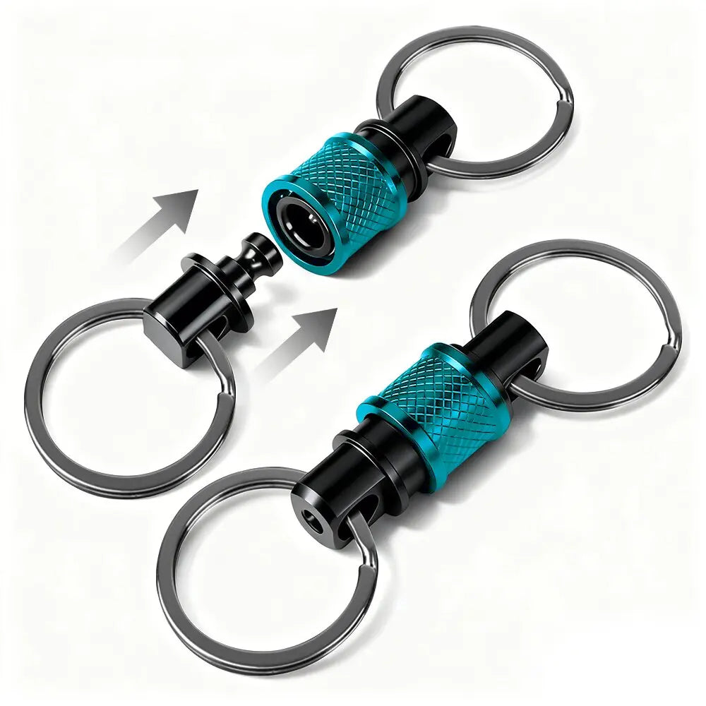 Quick Release Pull Apart Key Rings Detachable Retractable Key Chain for Men And Women Handy Accessory