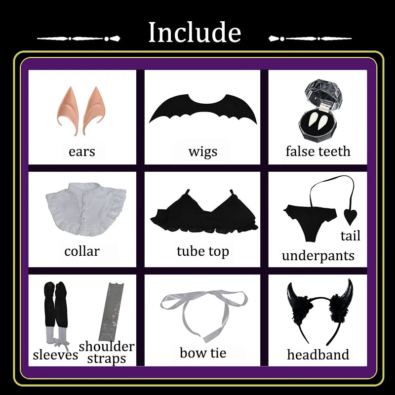 Kitagawa Marin Cosplay My Dress Up Darling Cosplay Costume Headwear Ears Wings Tail Sexy Bikini Women Dress Wig Party Outfit