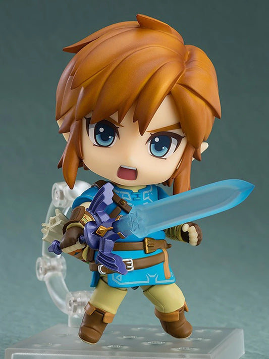10cm #1212 The Legend of Zelda:Breath of The Wild Zelda Action  Figure #733-DX Link Anime Figure PVC Collection Model Doll Toys