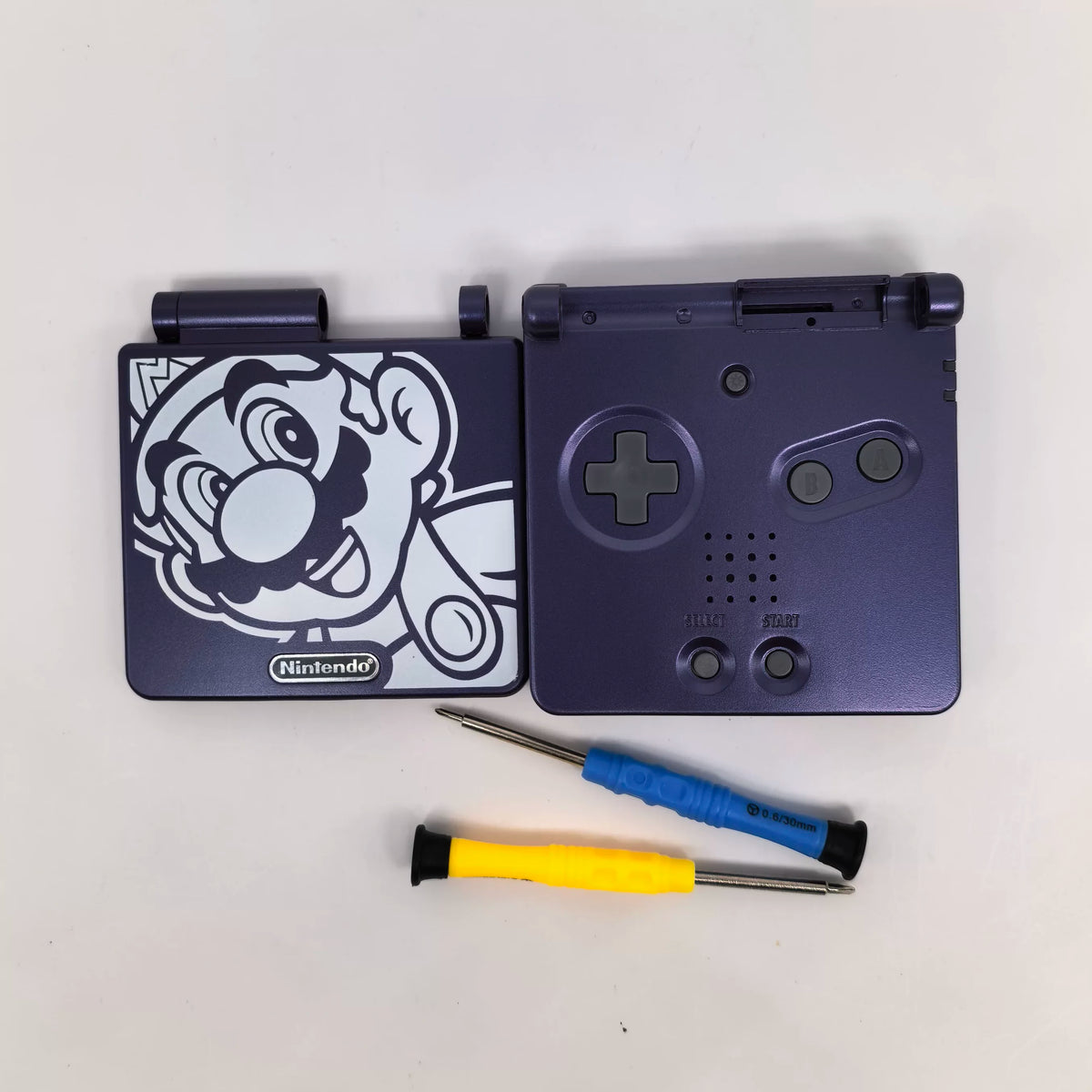 For GBA Game Boy Advance Sp Replacement Shell Custom Printed Housing For Retro Game Console Repair Super Mario Limited Edition