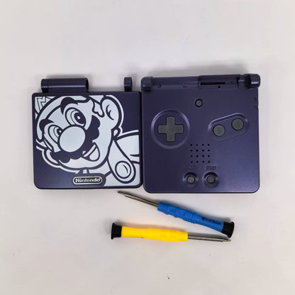 For GBA Game Boy Advance Sp Replacement Shell Custom Printed Housing For Retro Game Console Repair Super Mario Limited Edition