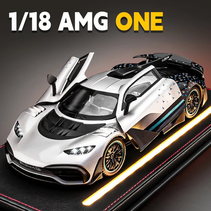Simulation 1:18 Benzs AMG ONE Super Car Model Dieacst Toy Vehicle Collectibles Birthday Gifts Man Boy Miniature Voiture