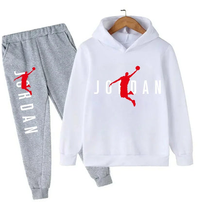 Autumn Warm Slam Dunk Master Pattern Printed Children Set Hoodie+Pant Suit 2pcs Set Kids Boy Girl Fashion Clothing Tracksuits