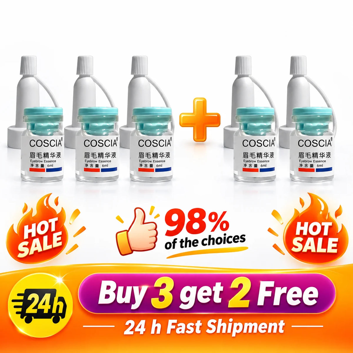 Eyebrows Growth Liquid Hair Fast Longer Fuller Thicker Usma Grass Serum Hair Loss Treatment Product Prevent Baldness Makeup New