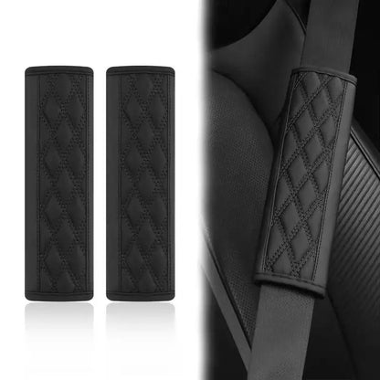 1/2Pcs Car PU Seat Belt Safety Belt Shoulder Cover Soft Breathable Protection Seat Belt Padding Pad Auto Interior Accessories
