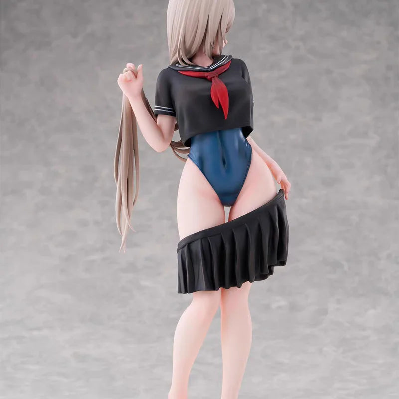 Pool Opening Day Changing Yuzu Gk Resin Garage Kit Anime Beautiful Girl Action Figure Desktop Ornament Collectible Model Gift