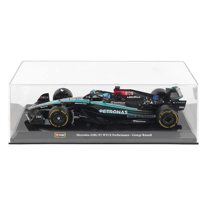 Bburago 1:24 2022~2025 F1 serie various style Mercedes-AMG W15 #44Hamilton #63George  Alloy Car Model Ferrari Red Bull McLaren