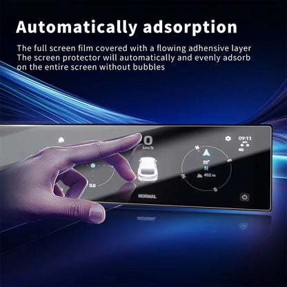 Car Integrated Screen Tempered Glass Protector HD Protective Film for Porsche Macan EV 2024-2025 Auto Interior Accessories