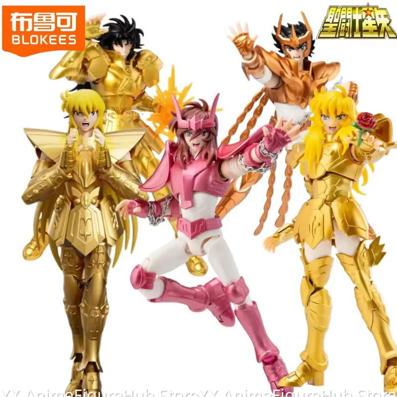 BLOKEES Saint Seiya Super Edition Building Block Man Andromeda Shun Aphrodite Shaka Movable Assembly Collectible Model Toy Gift