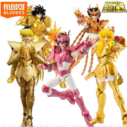 BLOKEES Saint Seiya Super Edition Building Block Man Andromeda Shun Aphrodite Shaka Movable Assembly Collectible Model Toy Gift
