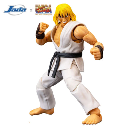 JADA Action Figure Street Fighter Collectible Figures: Akuma Balrog M.Bison Ken Guile Dhalsim ChunLi | Limited Edition ~15-17 CM