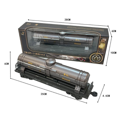 Simulation Train Remote Control Vintage Steam Train Track Accessories Spray Electric Train Carriages Locomotive Boys Toy