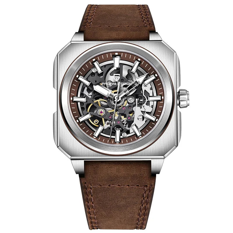 PAGANI DESIGN Top Brand 1791 Hollow Mechanical Men Watch Classic Luxury Men Waterproof Automatic Watches for Man Pagani Design