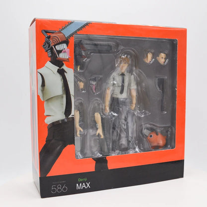 Chainsaw Man Power Bunny Girl Anime Figure Makima Action Figure Hayakawa Aki/Higashiyama Kobeni/Denji/Reze Figure Model Doll Toy