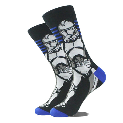 Autumn Winter Star Wars Movie Man socks Master Yoda R2-D2 Cosplay Socks Wookiee Jedi Knight  Free Size Women's Socks