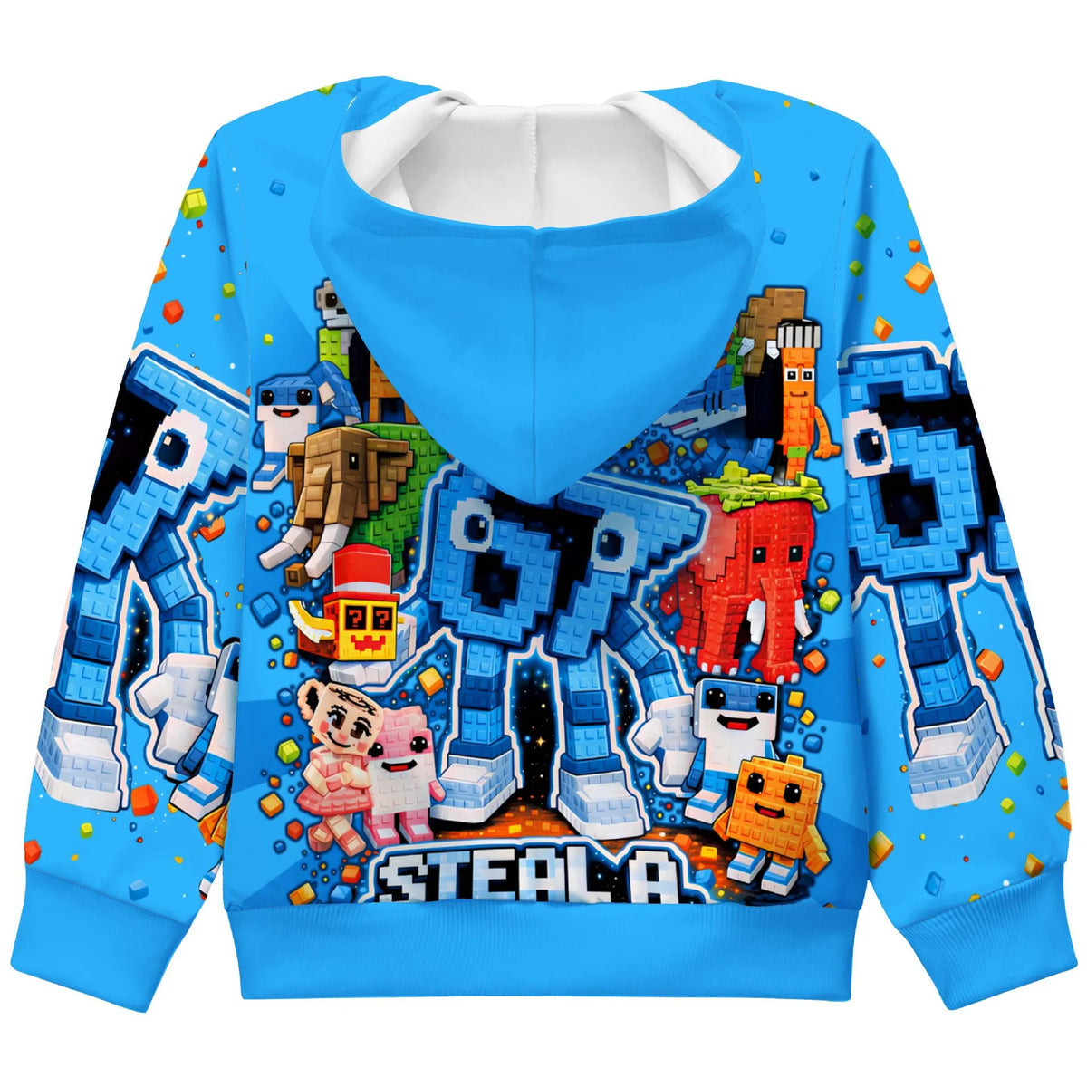 Hot Six Seven Zip Up Hoodies Children's Funny 67 Steal A BrainRot Sweatshirts Clothes Girl Boy Zipper Casual Fashion Tops