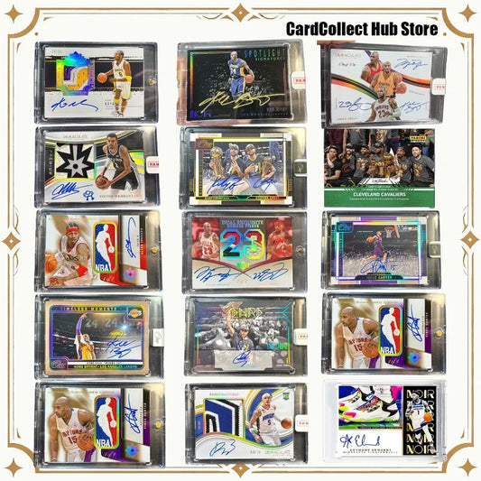 DIY Handmade NBA Basketball Trading Cards Kobe LeBron Curry Luka Tatum Durant Star Trending for NBA Fans Collectible Cards Gift