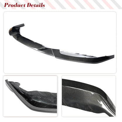 Real Carbon Fiber Car Front Lip Spoiler for BMW 2 Series G87 M2 Coupe 2022 2023 Car Front Body Kits Lip Chin Guard Protector