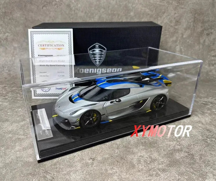 Frontiart 1:18 Koenigsegg Jesko Attack Moon Resin Diecast Model Car Collection