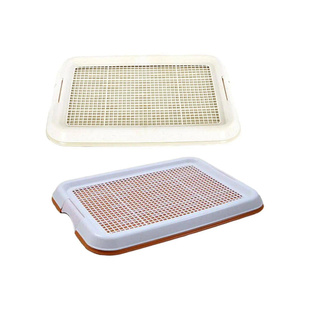 Dog Toilet Anti Slip Removable Mesh Potty Training Tray Puppy Pee Pad Holder for Small Dog Cat Pet Cleaning Supplies 47x35x3.5cm
