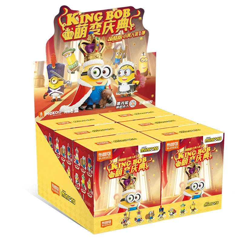 BLOKEES Minions Cute & Cool Version Series GV01 Cute Transformation Celebration Surprise Blind Box Toy Children's Birthday Gift