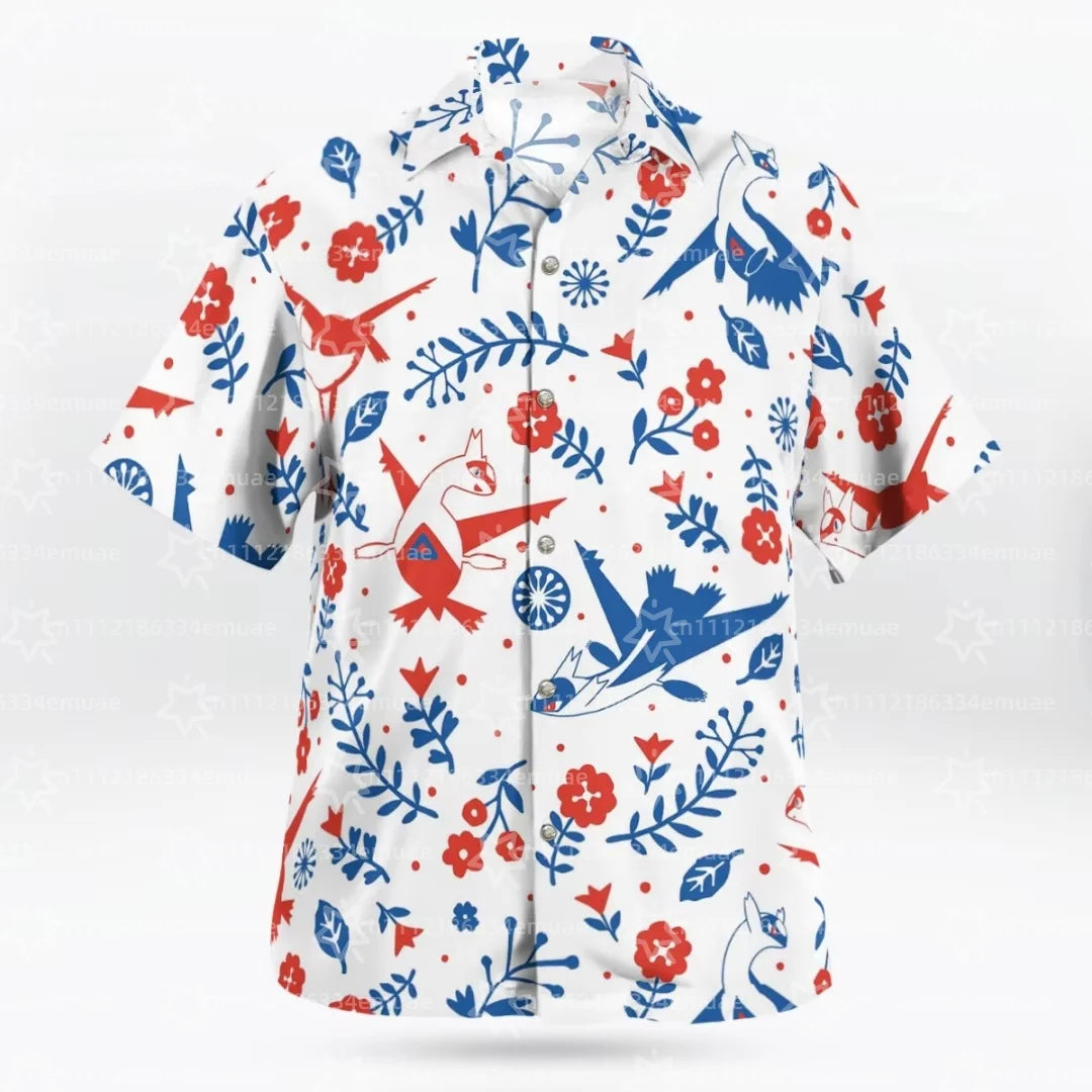 2026 SUMMER Aloha Latias Latios Hawaiian Shirt graphic T-shirt Spring Sports Men's Camp Shirt Kid's Clothing Tee Y2k Woman