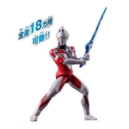 Bandai Genuine UAF Ultraman Arc Solis Armor Luna Armor Anime Figure Action Toys Boys Girls Kids Christmas Gift Collectible Model