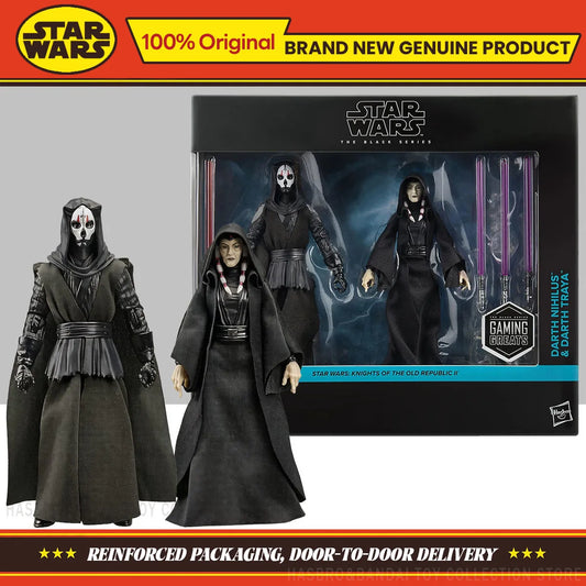 Hasbro Star Wars The Black Series Darth Nihilus & Darth Traya (Knights of the Old Republic II) 15cm Action Figure Model Toy Gift