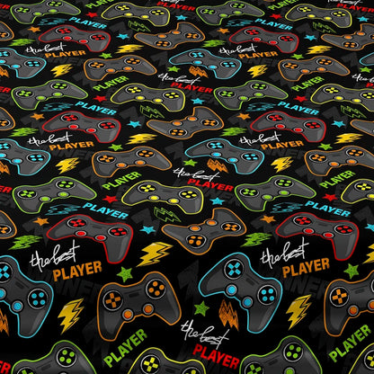 1 Cartoon Fun Printed Matte Fitted Sheet, Bedroom Printed Bed Cover, Bedding (Excluding Pillowcases)