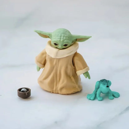 Anime Wars Yoda Baby Anime Movable Action Figure Kawaii Model Desktop Decoration Trendy Toys Festival Surprise Gifts For Fans