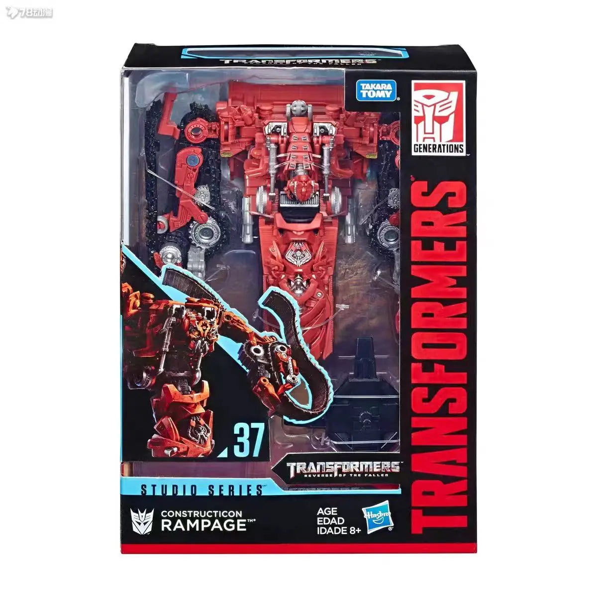 Newly-made，Hasbro Transformers Toy SS Studio Series SS37 SS-37 CONSTRUCTICON RAMPAGE Voyager V-Class Anime Figure Toy