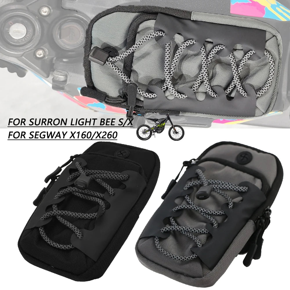 Battery Cover Pack Storage Bag Motorcycle Accessories For Sur-Ron Surron Light Bee X S Segway X160 X260 Electric E-Bike Moto