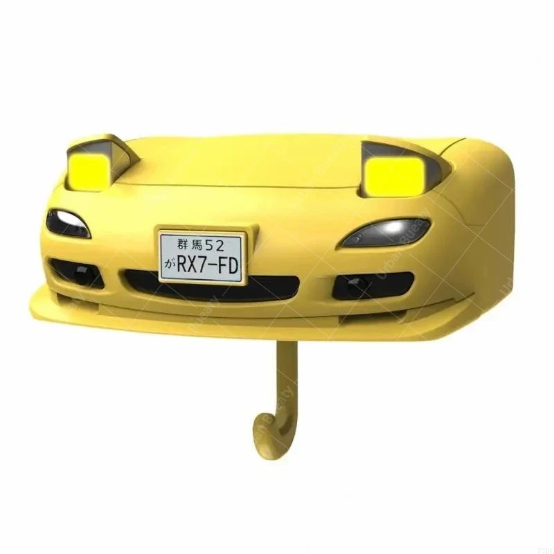 Auto Keychain Flashlight MX-5 RX-7 Car Key Holder Gift Wall Mounted Headlight Decor Creative Auto Decoration Key Rack