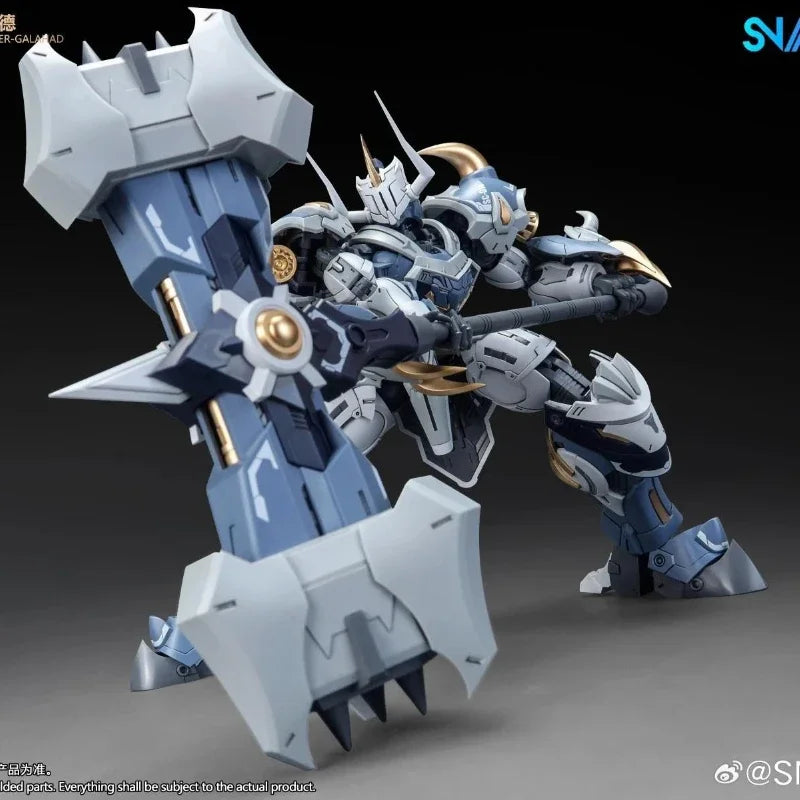 SNAA Original The Round Table Knights  Series Giant Axe - Lancelot Anime  Figure Assembly Model Toys  Model  Gifts Fo Boys