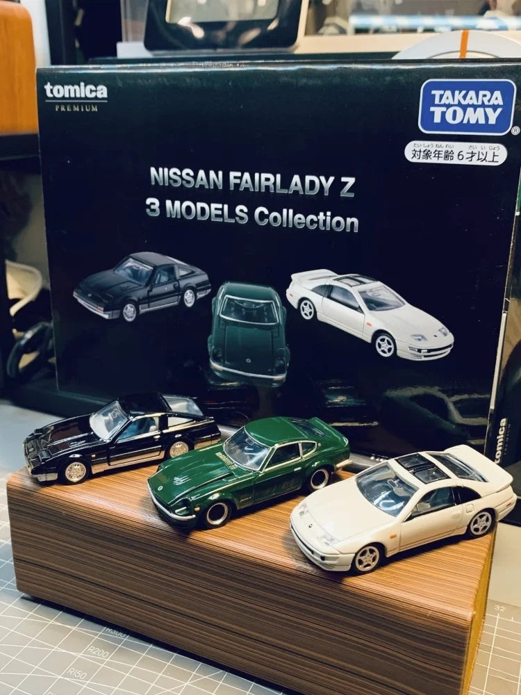 Takara Tomy Tomica Alloy Car Model Toy Nissan FAIRLADY Z 3 Models Collection Set Metal Vehicles Ornaments